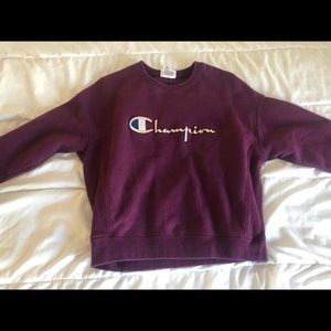 Maroon Champion Crew Neck Sweater